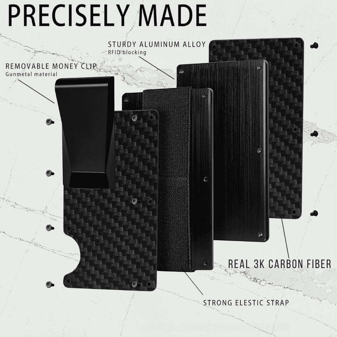 Carboluxe 3K Twill Carbon Fiber Wallet (Glossy Finish)
