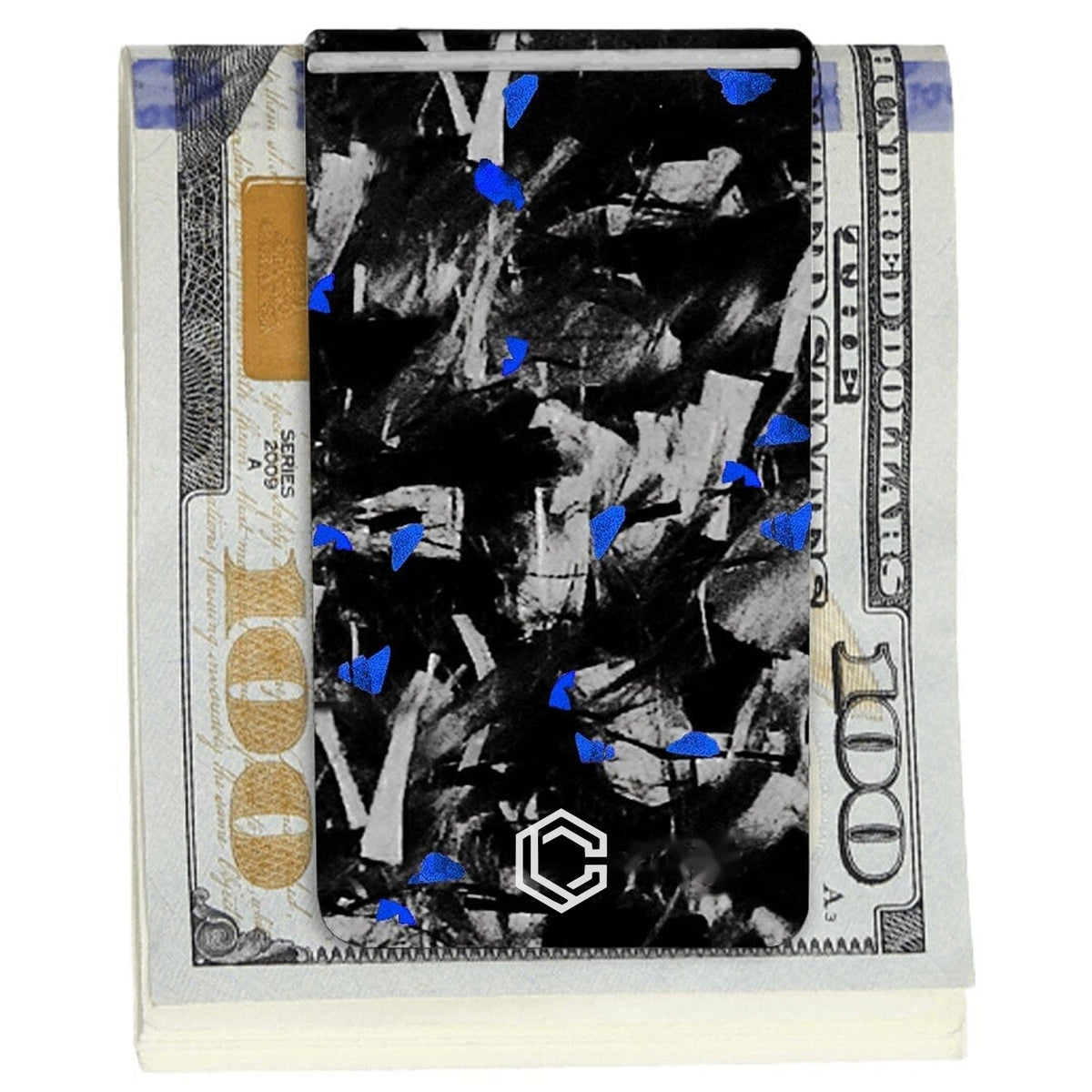 Flake Forged Carbon Fiber Money Clip