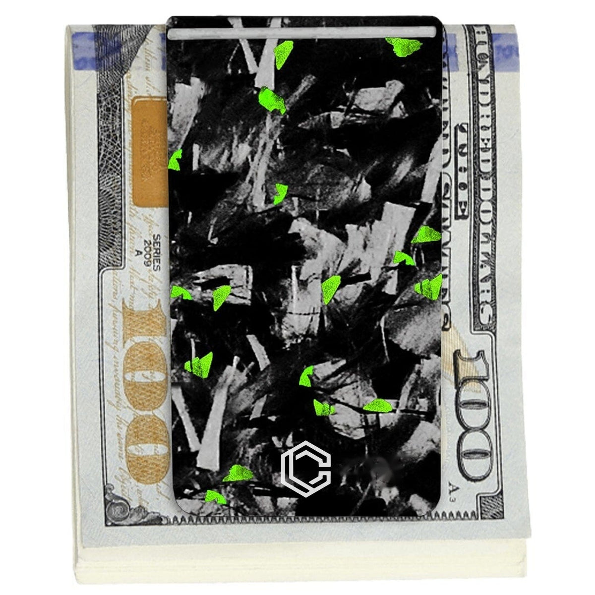 Flake Forged Carbon Fiber Money Clip