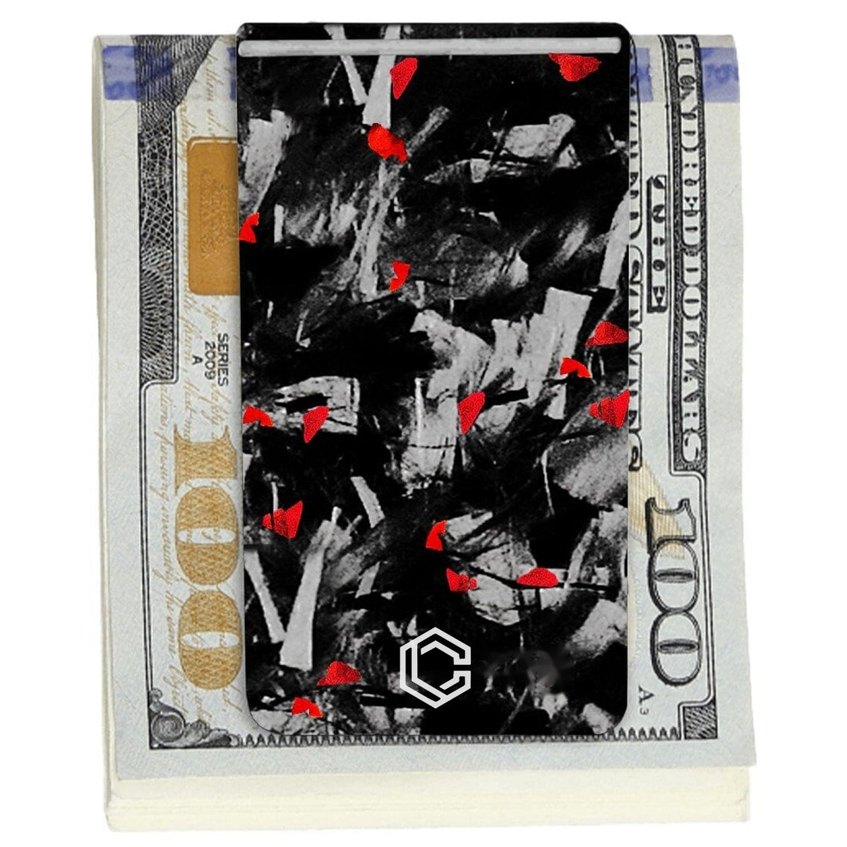Flake Forged Carbon Fiber Money Clip