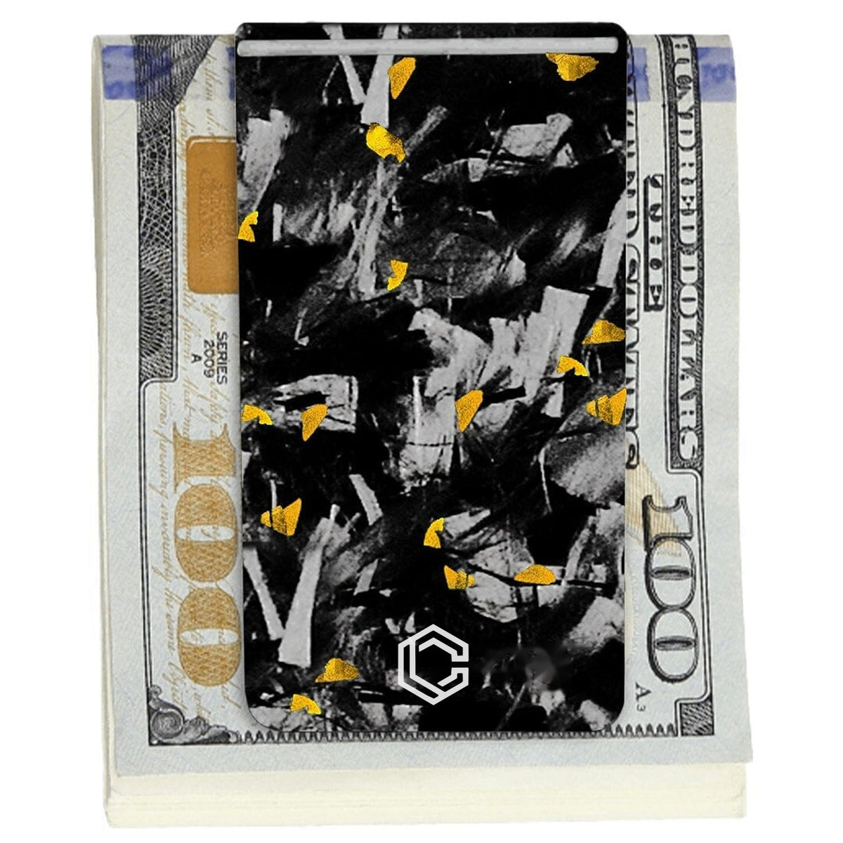Flake Forged Carbon Fiber Money Clip