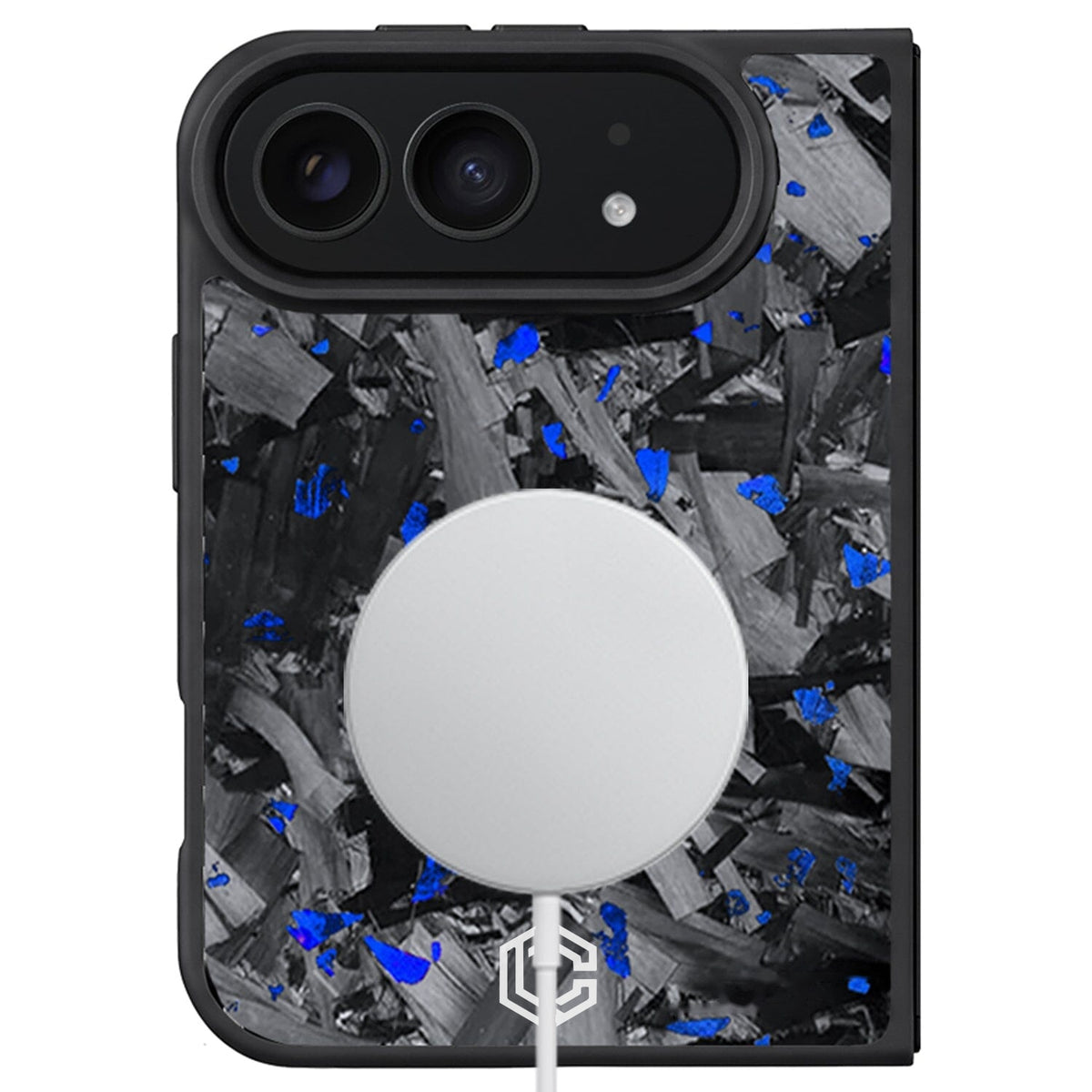 iPhone | Blue Flake Forged Carbon Fiber Case
