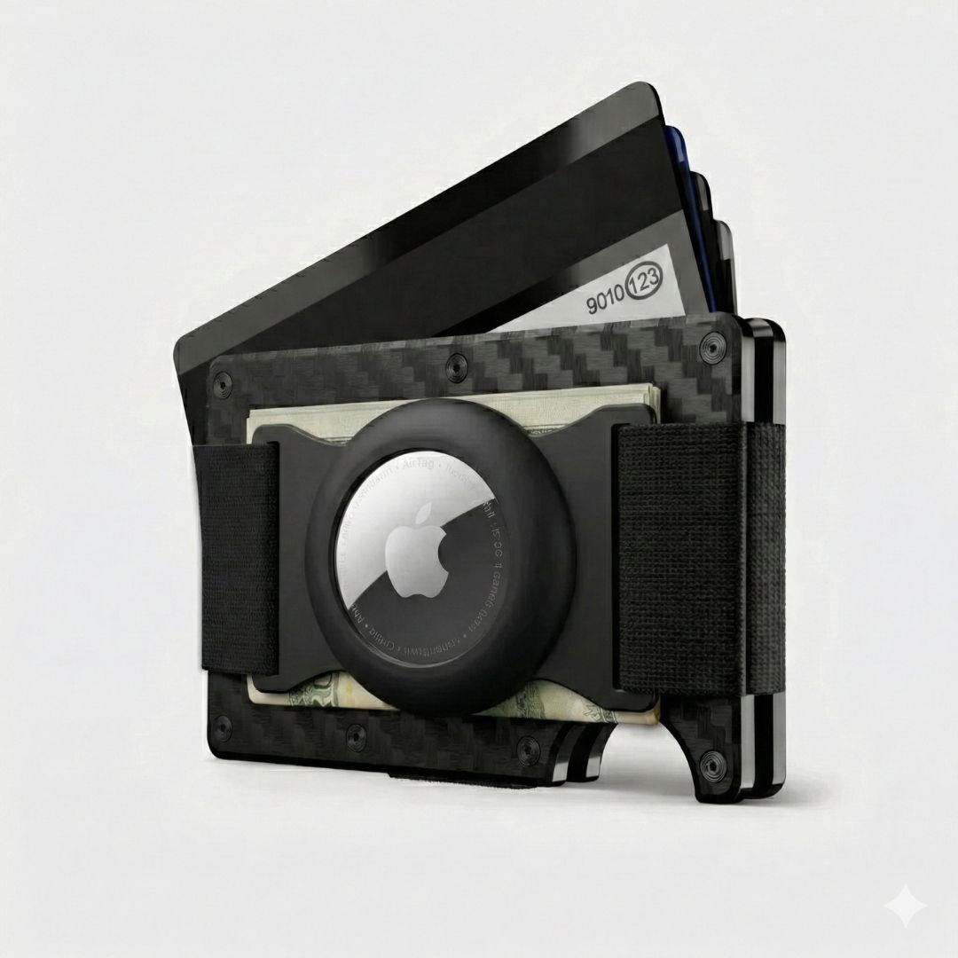 CARBONIZE || Forged Red Carbon Fiber Wallet (Glossy Finish)