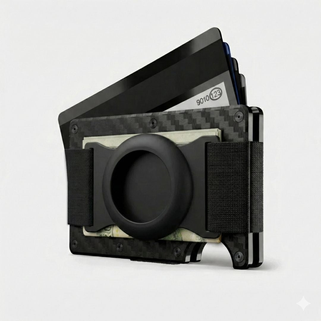 CARBONIZE || Forged Red Carbon Fiber Wallet (Glossy Finish)