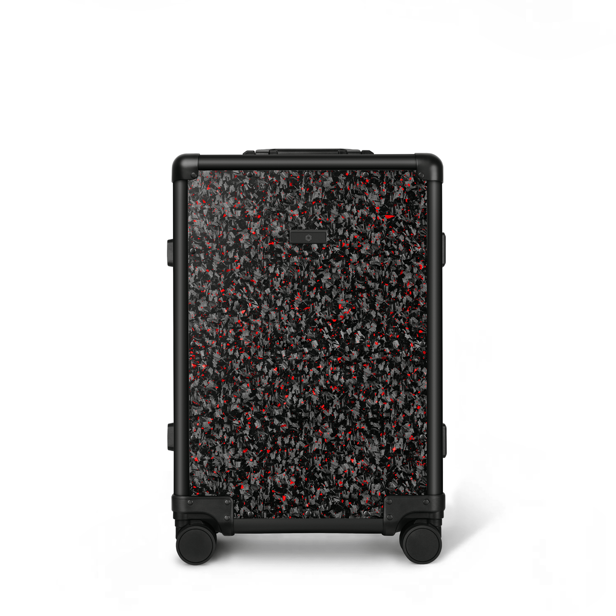 Red Flake Forged Carbon Fiber Carry-On Luggage | Classic Series