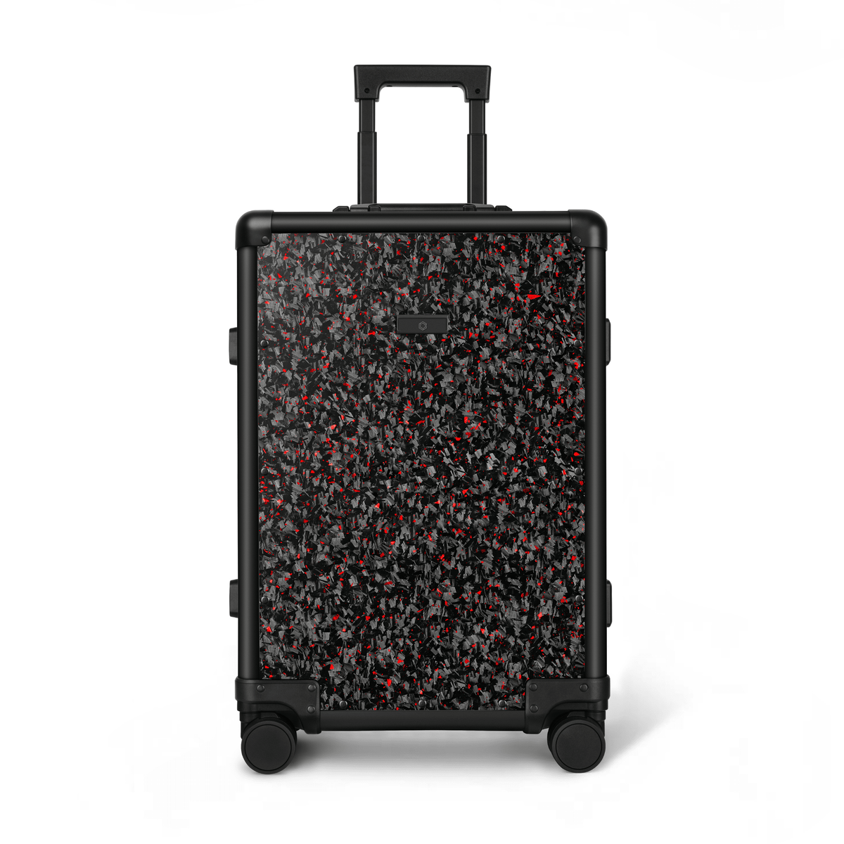 Red Flake Forged Carbon Fiber Carry-On Luggage | Classic Series