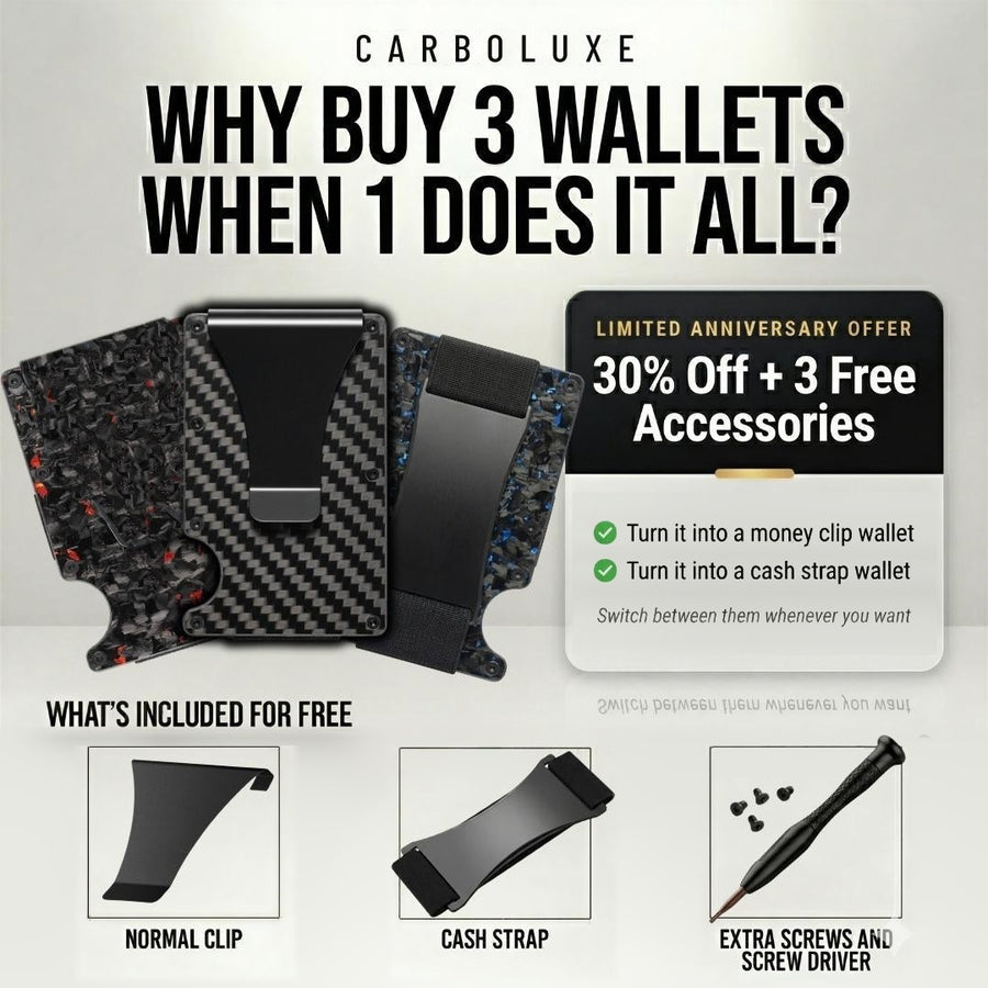 Carbon Fiber Wallet Kit Offer
