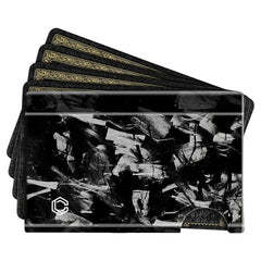 Carboluxe forged carbon fiber slim wallet holding cards