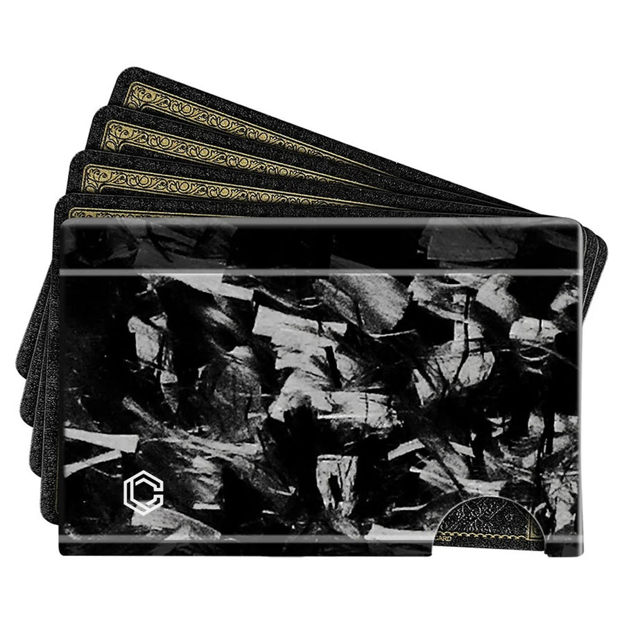 Forged Carbon Fiber Cash & Card Slim Wallet