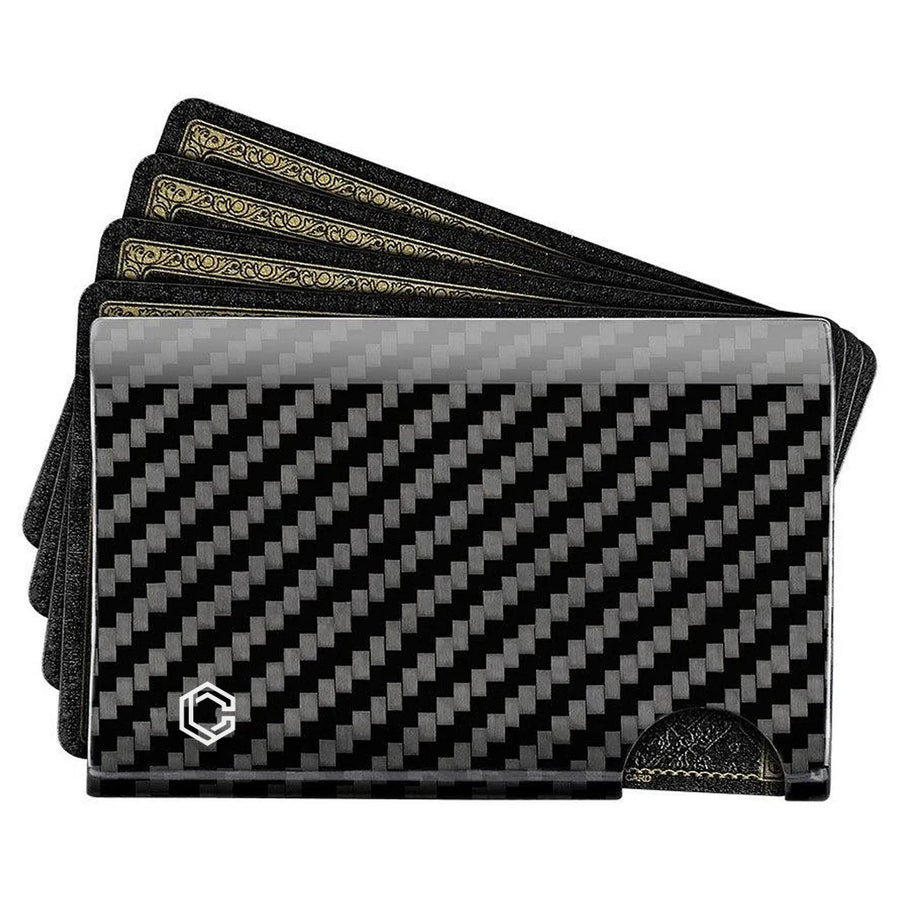 Carbon Fiber Cash & Card Slim Wallet