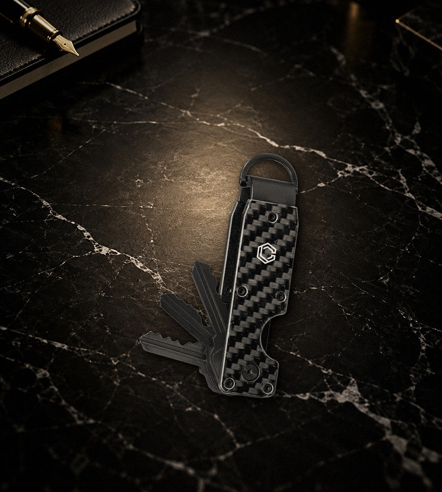 3K Twill Carbon Fiber Key Organizer