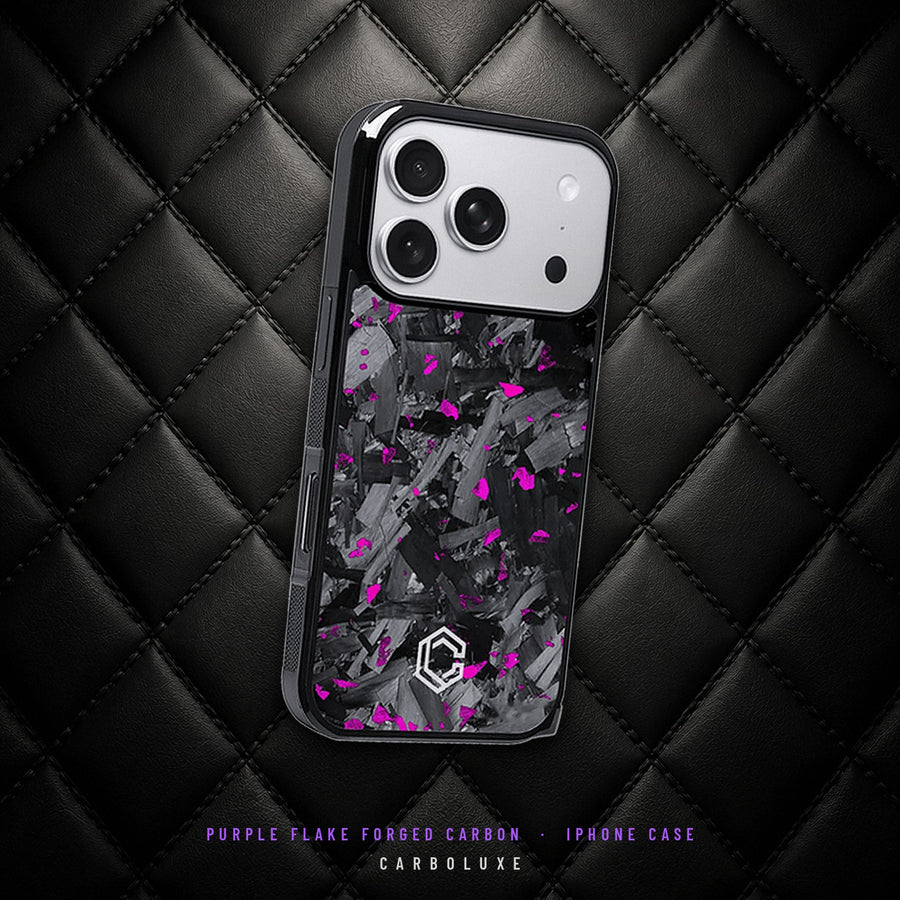 iPhone | Purple Flake Forged Carbon Fiber Case