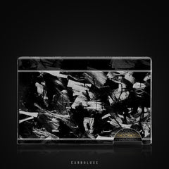 Carboluxe Forged Carbon Fiber Cash and Card Slim Wallet