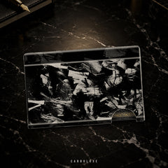 Carboluxe Forged Carbon Fiber Cash and Card Slim Wallet