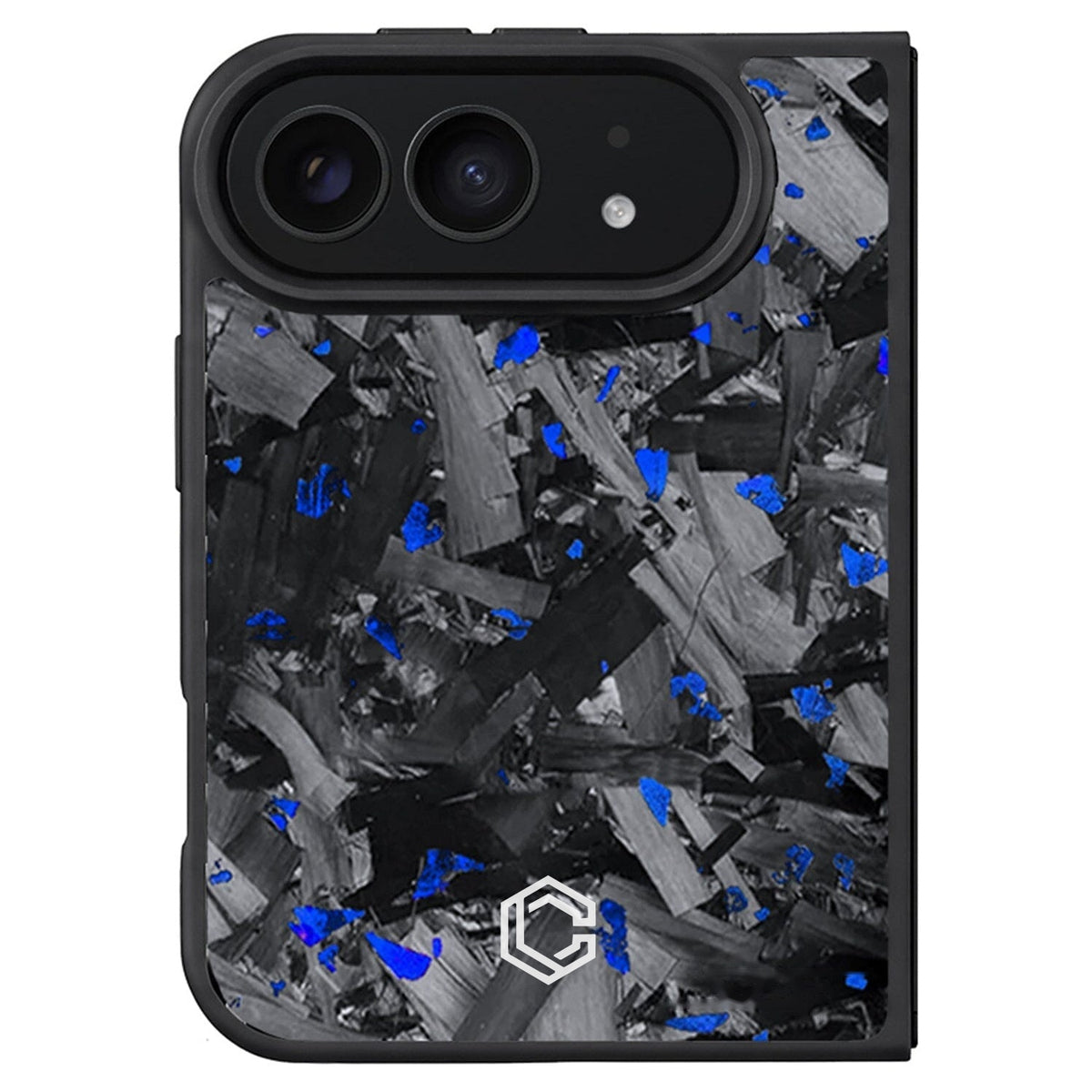 iPhone | Blue Flake Forged Carbon Fiber Case