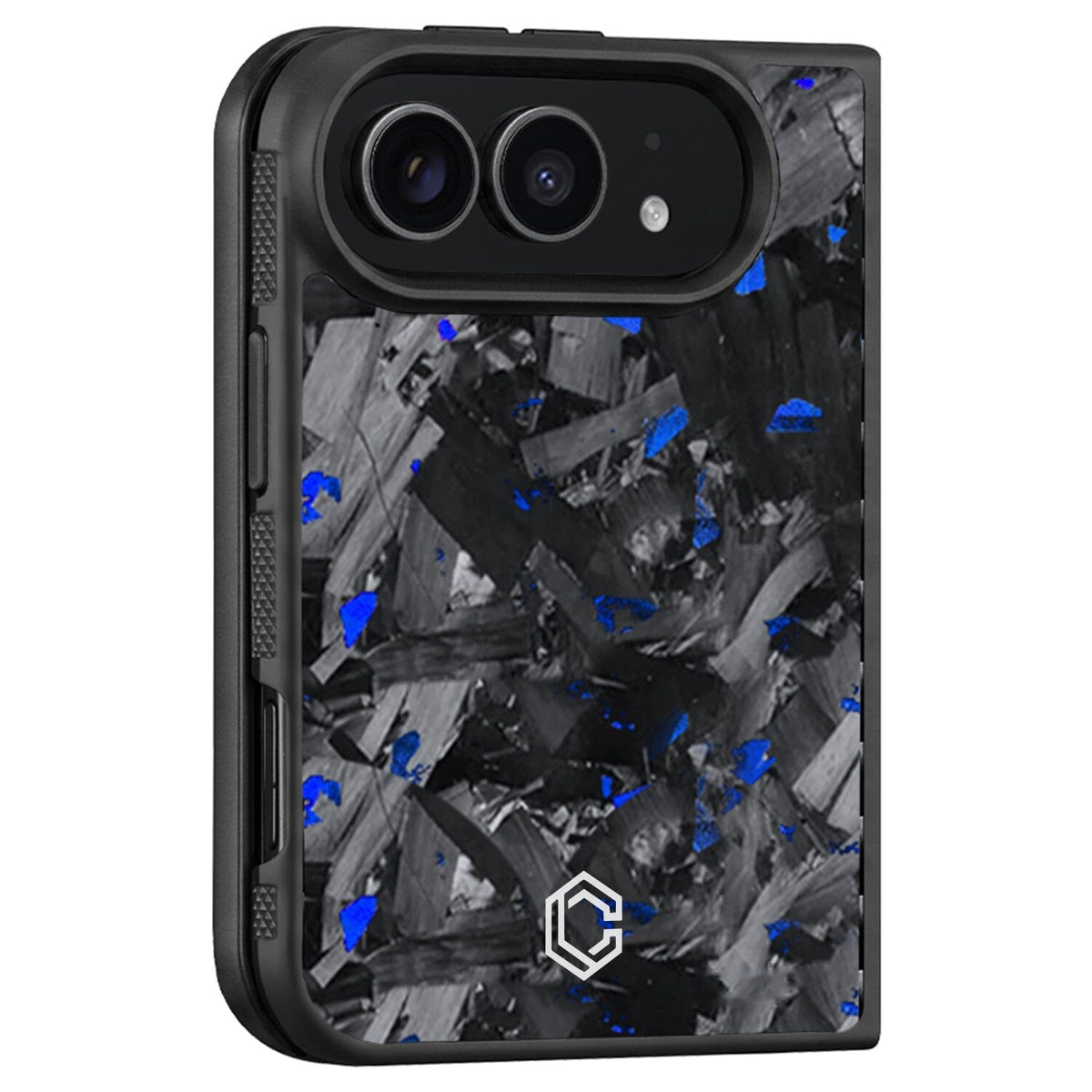iPhone | Blue Flake Forged Carbon Fiber Case