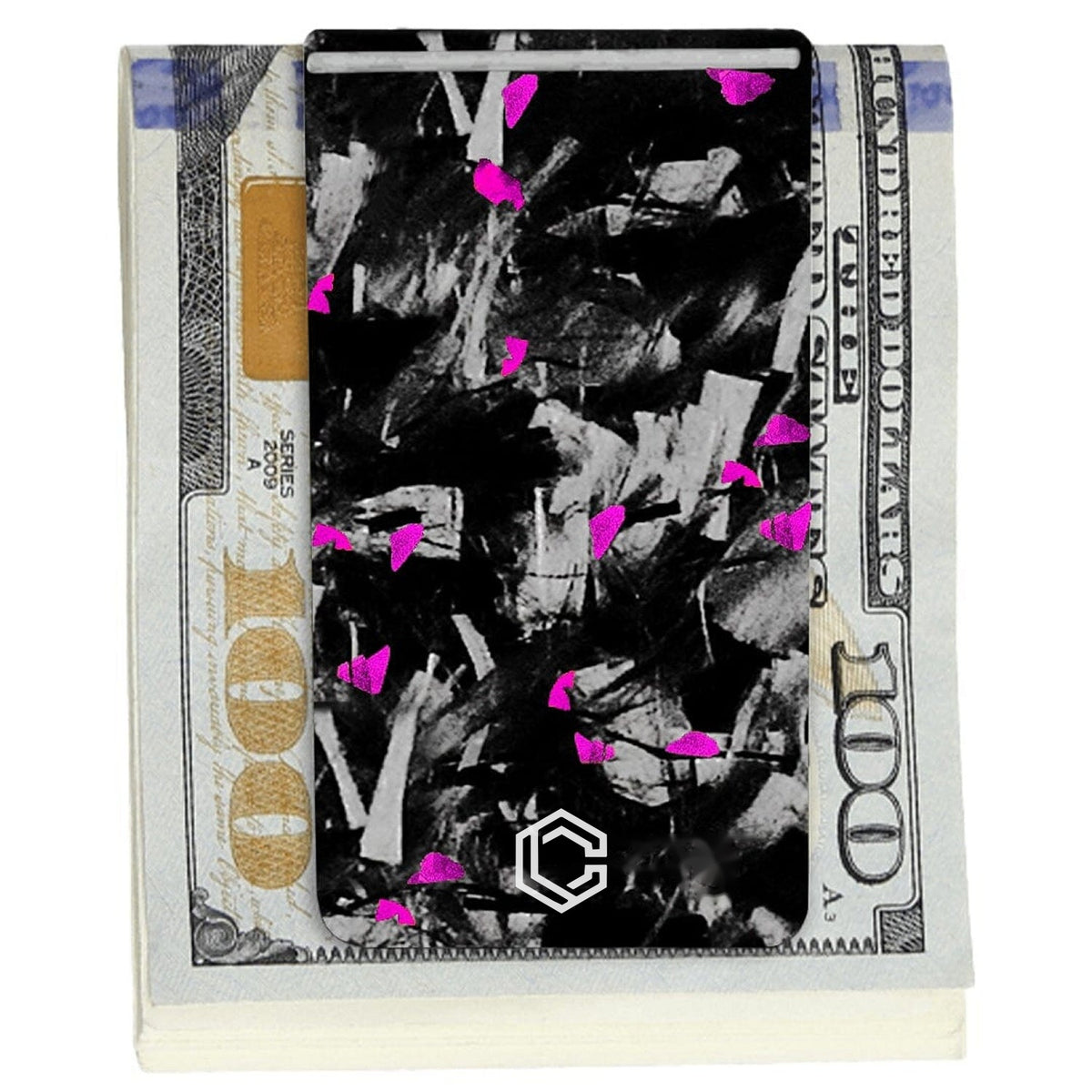 Flake Forged Carbon Fiber Money Clip